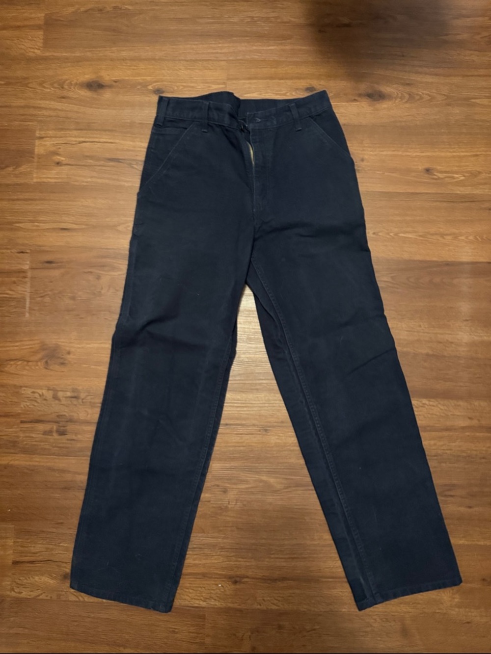Carhartt Black Straight-Leg Chino Pants